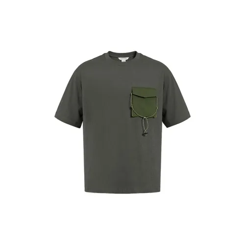 URBAN REVIVO T-Shirts Men Dark Gray