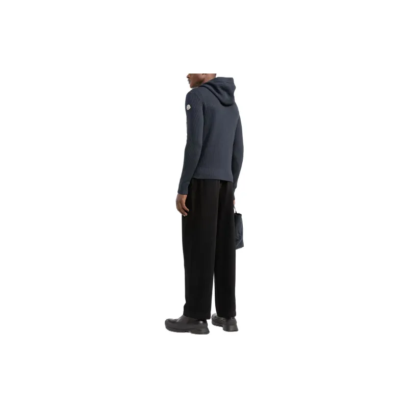 Moncler Down Jackets Men Navy Blue-2
