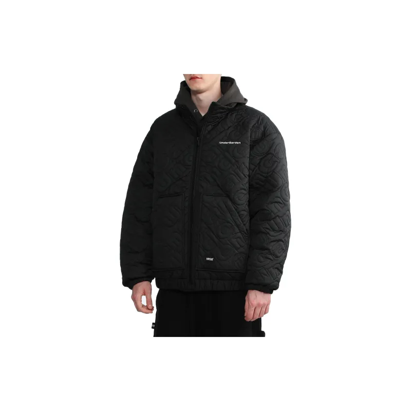 UNDERGARDEN Shiny Stand Collar Without Hood Thickened Down Jacket Men's-3
