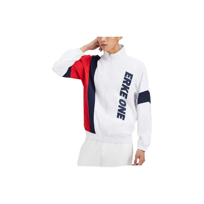 Erke Jackets Men True White/Blue Black-2