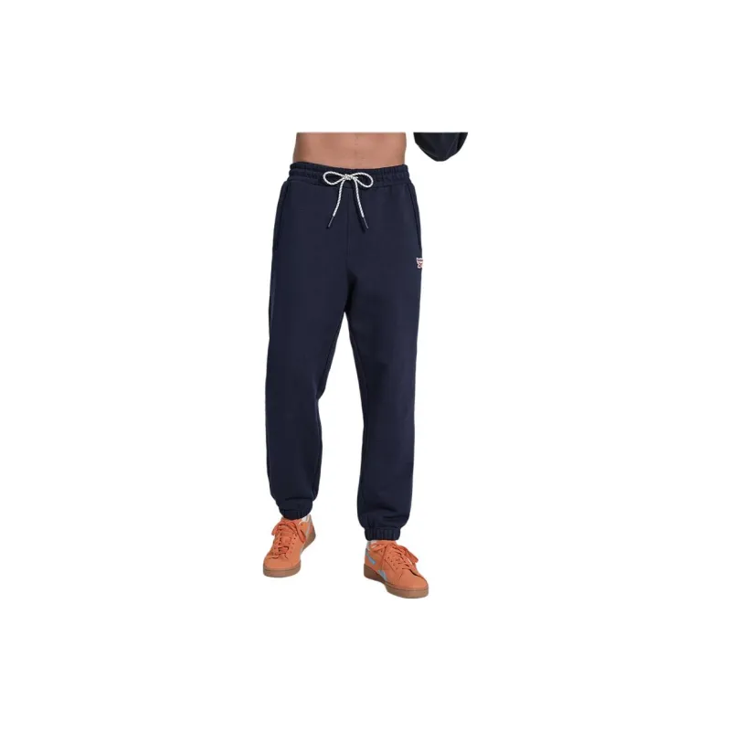 Reebok Knitted Sweatpants Unisex Navy Blue-2
