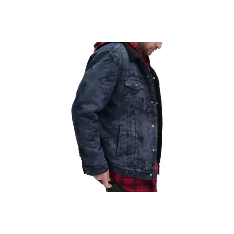 Levis Jackets Men Navy Blue-3
