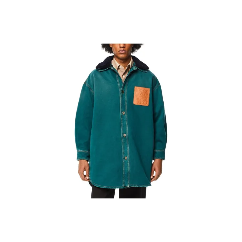 LOEWE Shirts Men Petroleum-2