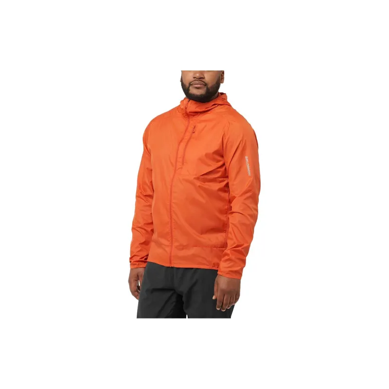 SALOMON BONATTI CROSS WIND Jackets Men Orange-2