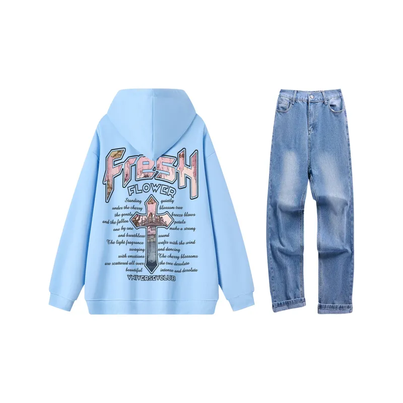 VniVerseVClub Sweatshirt Set Unisex-25