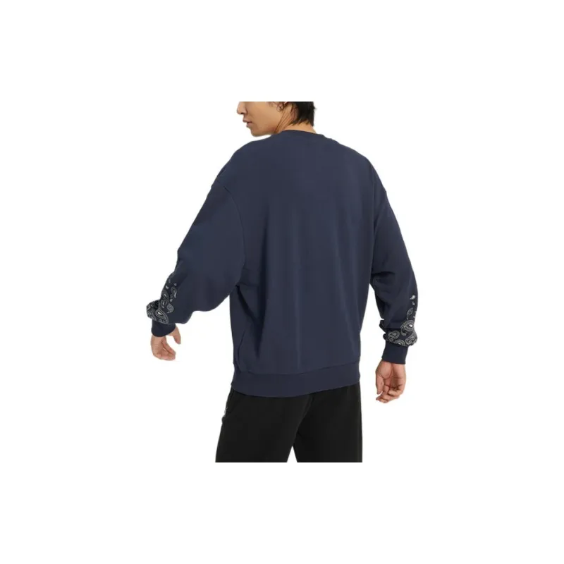 PUMA Cashew Flower Sweatshirts Unisex Blue-3