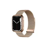 [Upgraded Same Style ★ Sliding Buckle Beige Blue]Rose Gold
