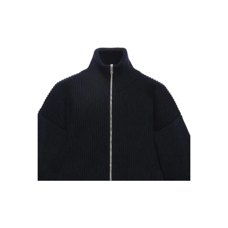 GUCCI Logo Embroidered Zipped Sweater-4