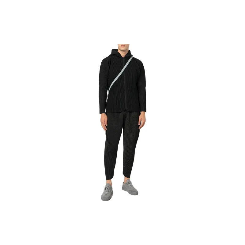 Homme Plissé Issey Miyake SS23 Casual Pants Men's Black-1