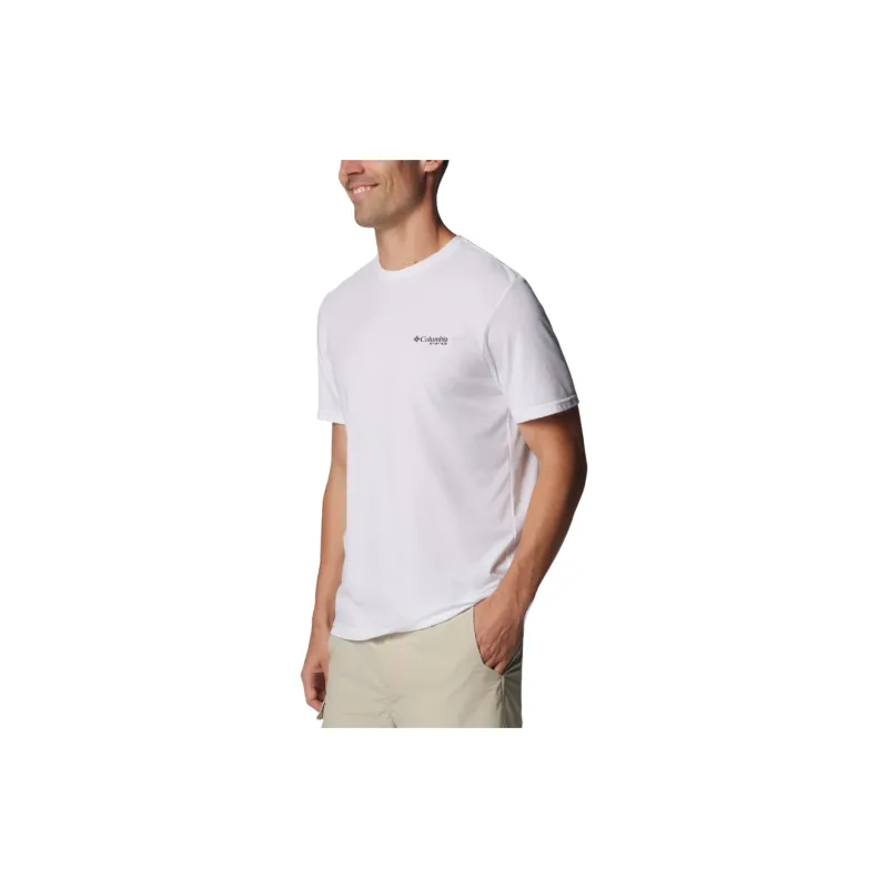 Columbia PFG TARPON RISE T-Shirt Men White-3
