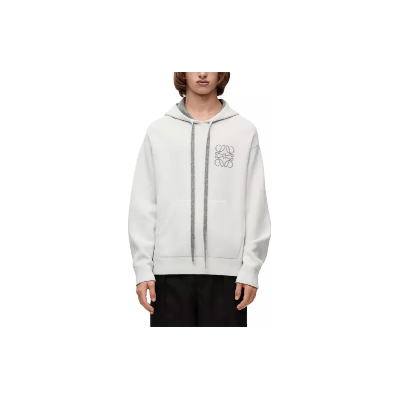 LOEWE Anagram Knit Wool Hoodie-2