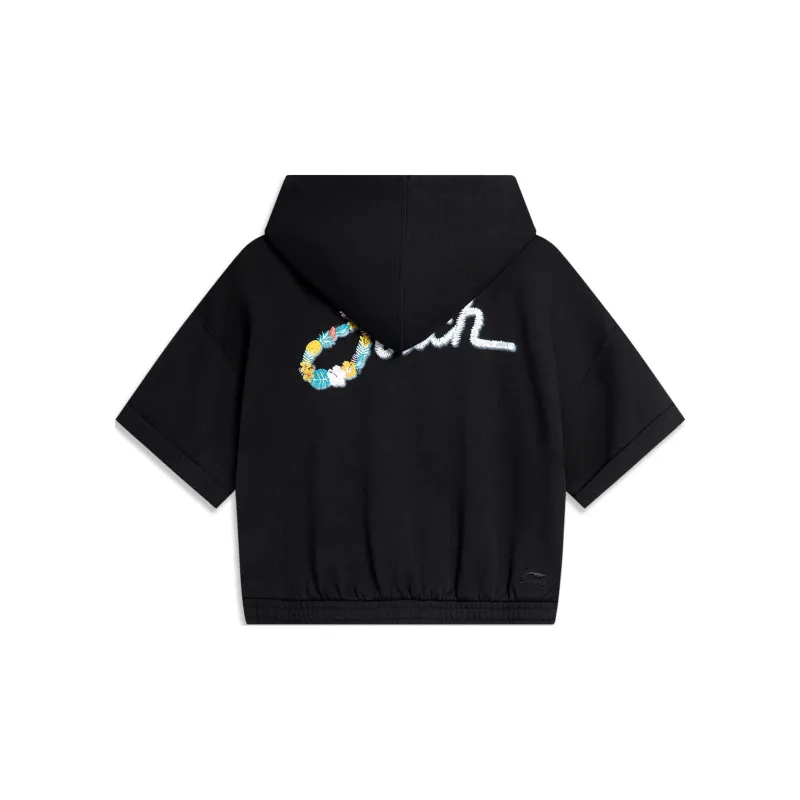 LiNing x Disney Sweatshirt Women's Black-1