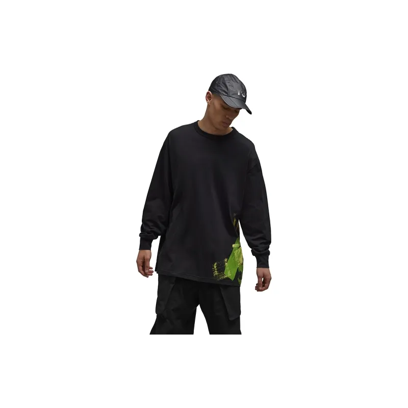 Y 3 Graphic print Long sleeve T shirt-1