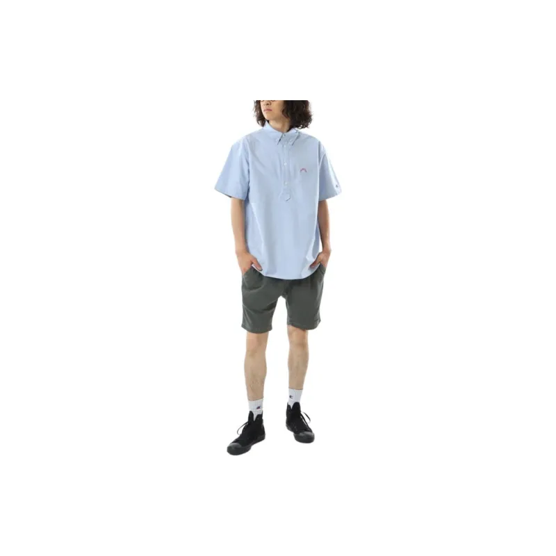 Champion SS24 Polo Shirt Men's Light Blue-1