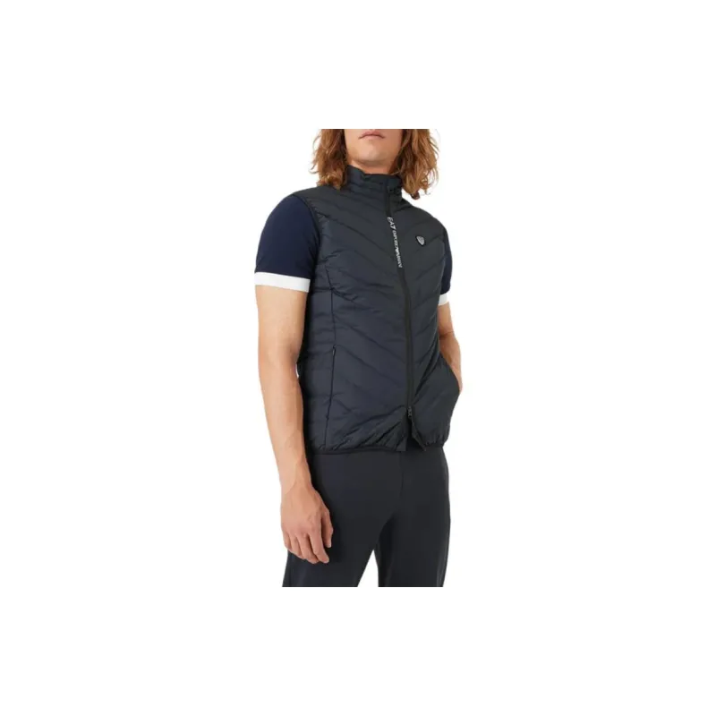 EMPORIO ARMANI Vests Men Marine Blue-4
