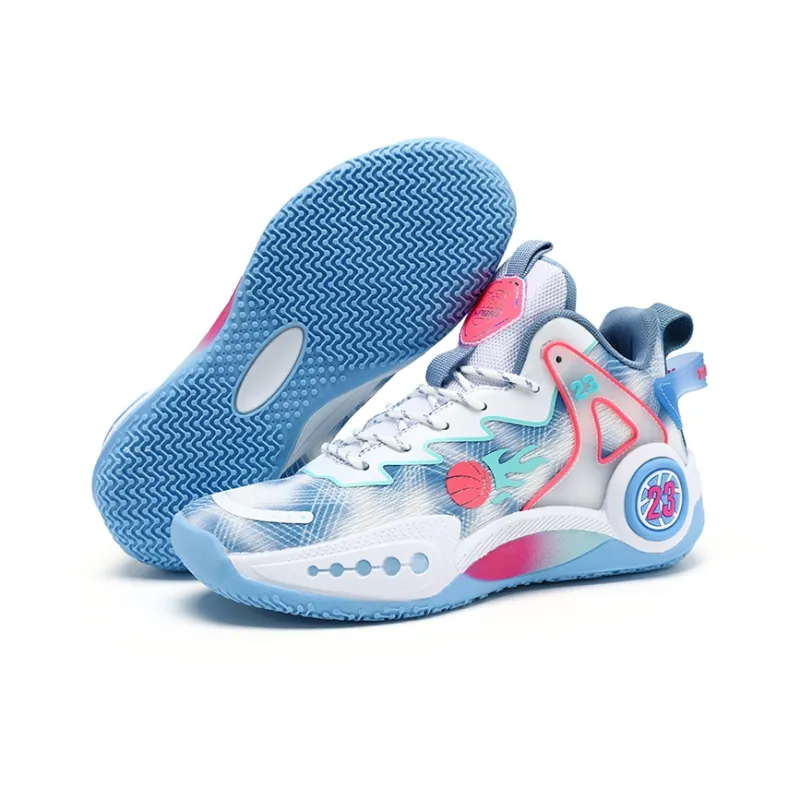 Black tailed Deer Shock Absorbers With Slip Resistant And Abrasion Resistant Properties Mid Top Basketball Shoes Unisex-14