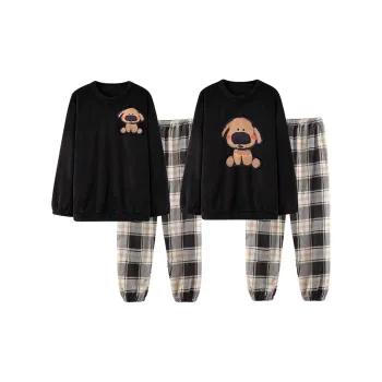 O'MESIK Pajama Set Unisex Black