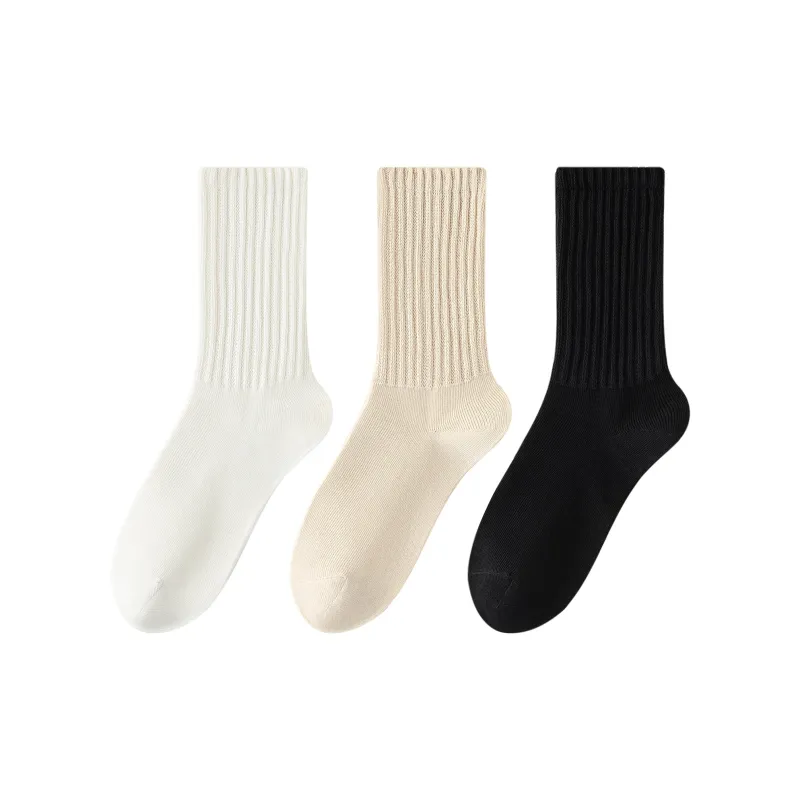 XXLLG Mid Calf Socks Men's 3 Pack-2