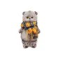 Bao Xik Cat+Orange Blue Plaid Scarf-30cm