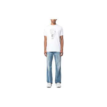 KARL LAGERFELD SS23 T Shirt Men's White
