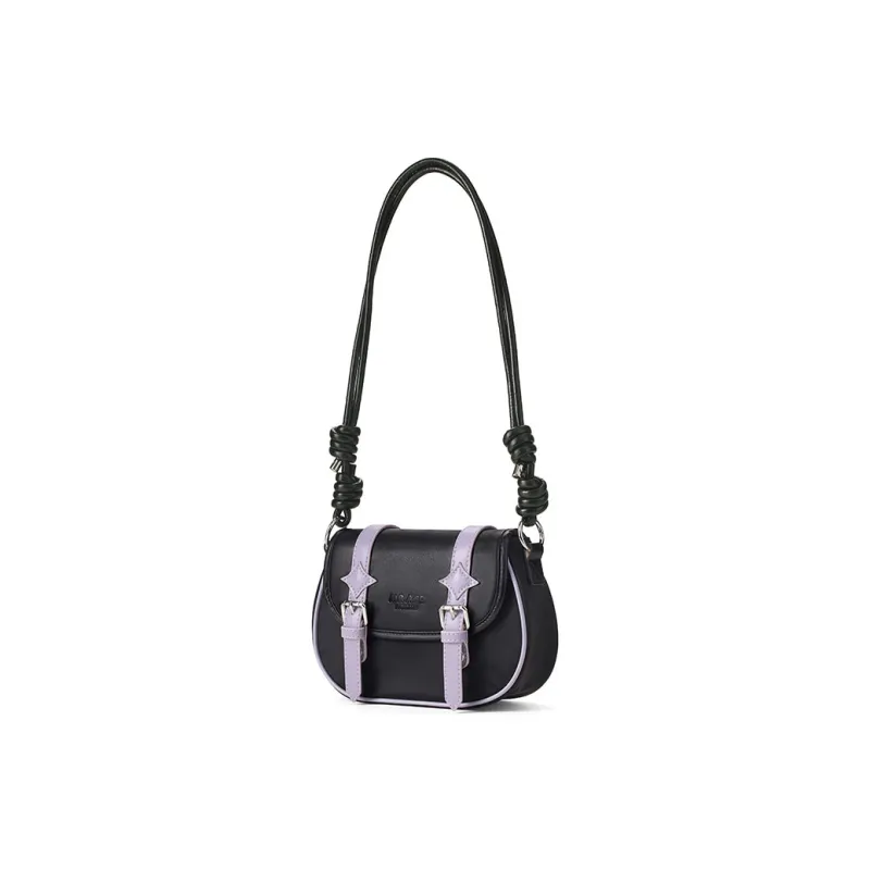 MR.ACE HOMME Polyester Shoulder Bag Women's Sweet Cool Black/Star Silver/Beige White Sand-2