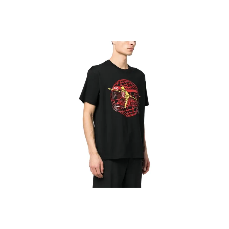 Burberry SS23 Regular T Shirt Men's Black-3