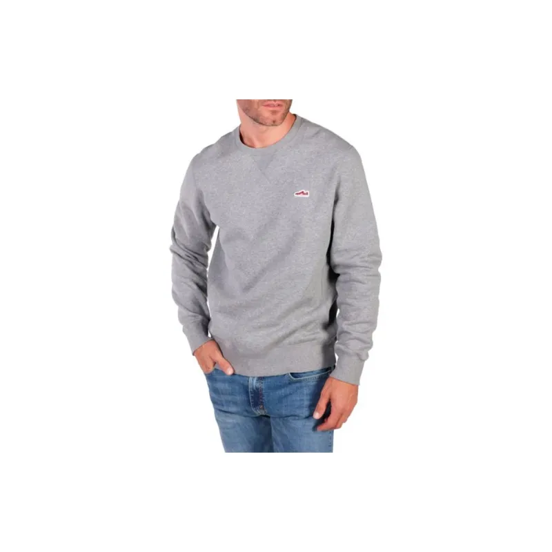 PUMA Suede Logo Long Sleeve Tee Sweatshirt Men's Gray-2