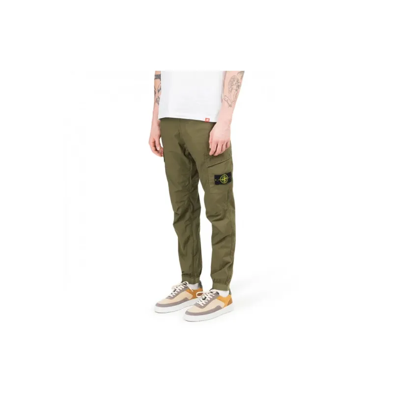 STONE ISLAND SS21 Casual Pants Men's Army Green-4