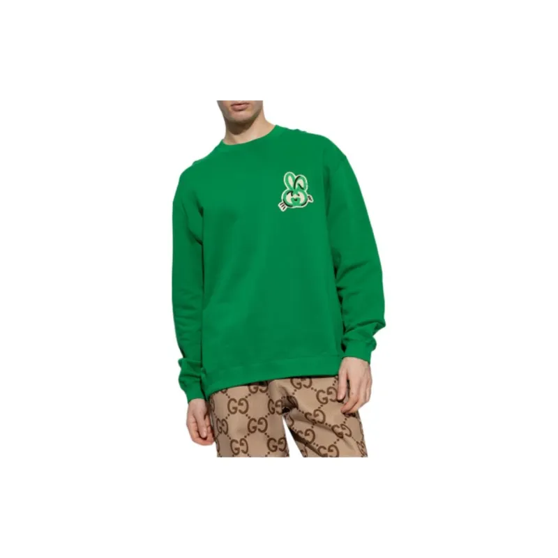 GUCCI Year Of The Rabbit SS23 Sweatshirt Men's Green-2