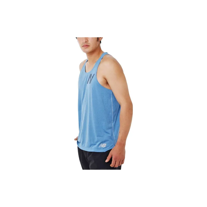 New Balance Tank Top Men's Blue-4