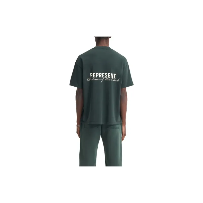 REPRESENT Patron Of The Club Cotton T-shirt-3