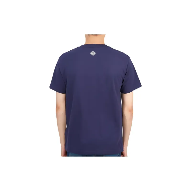 STONE ISLAND T Shirts Men Purple-5