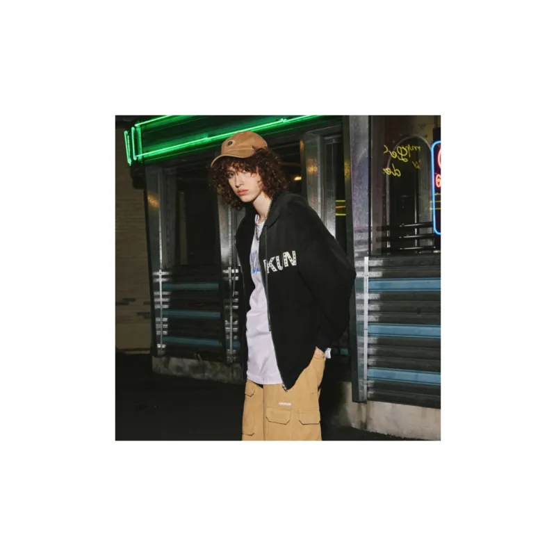LOOKUN Sweatshirts Unisex Black-3