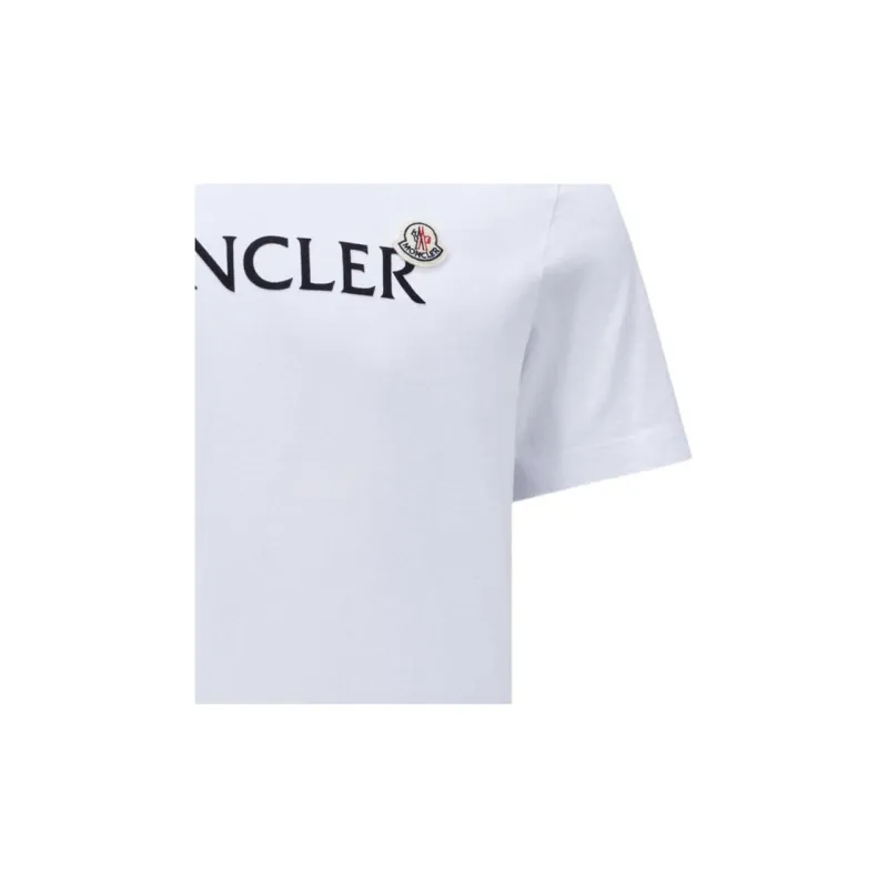 Moncler Logo Patch Crewneck T Shirt-5