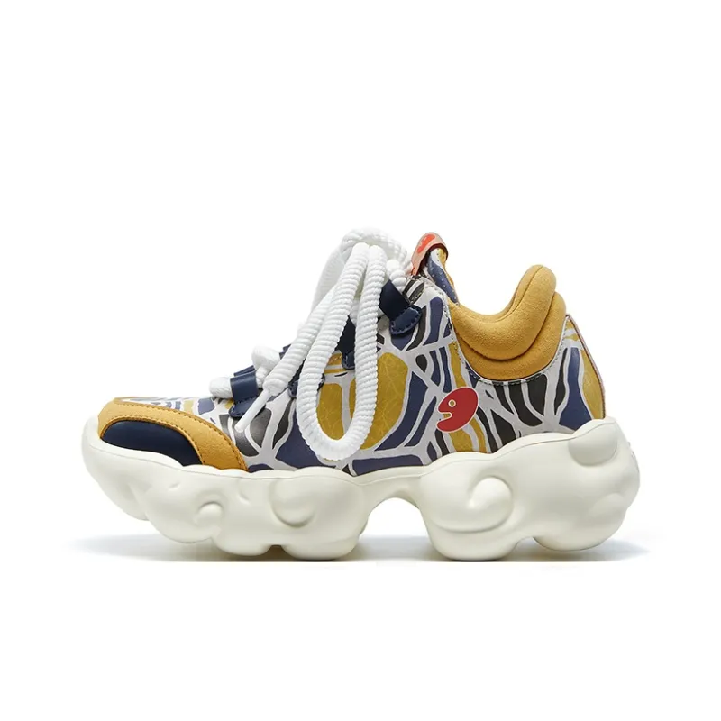 U.IN Painted Travel Cloud Collection Low Top Chunky Sneakers Women's-14