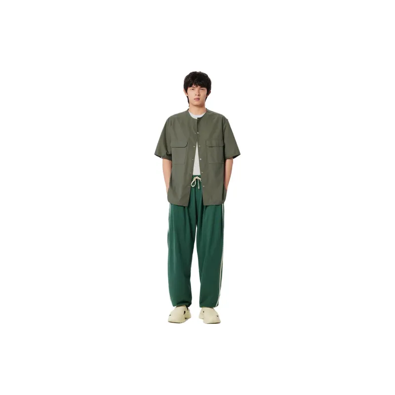 CROQUIS Shirts Men Gray Bamboo Green-1