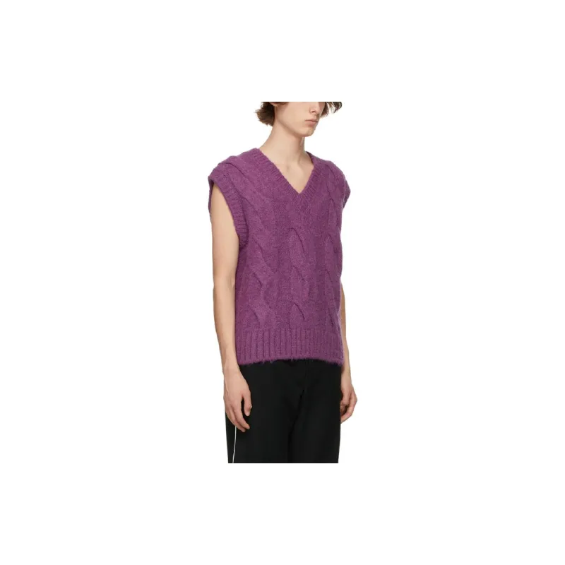 WE11DONE Vests Unisex Purple-3