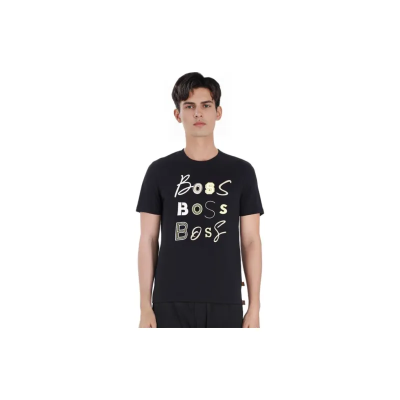 HUGO BOSS T Shirts Men Navy Blue-3