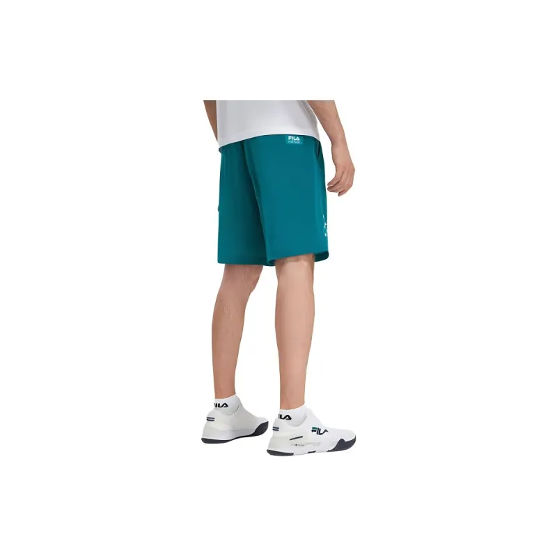FILA Casual Shorts Men Resilient Aqua Green-4