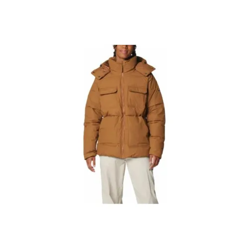 Columbia Longhorn Ridge Puffer Jackets Women's Camel