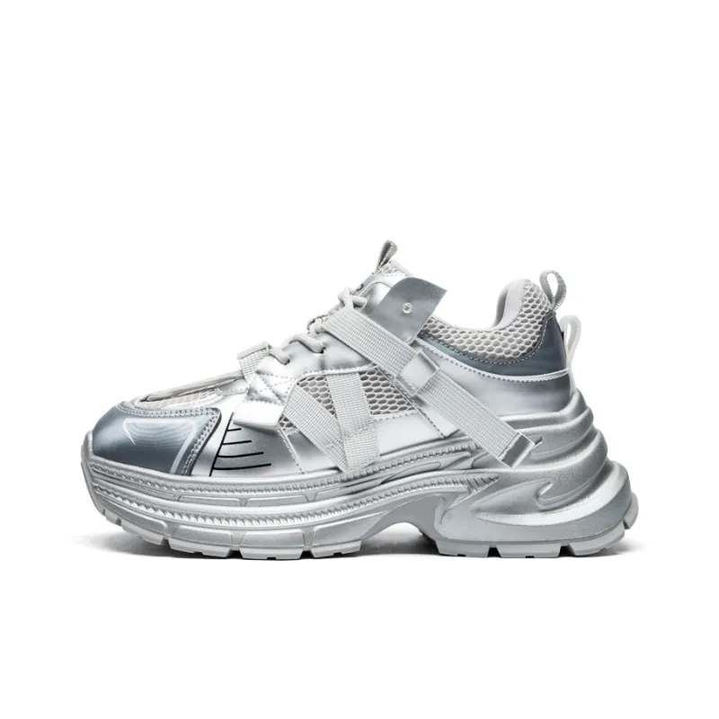ZHR Sparkling Galaxy Cushioning Breathable Low-Top Chunky Sneakers Women's-0