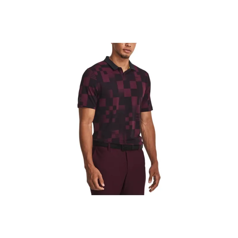 Under Armour Polo Shirts Men Burgundy-3