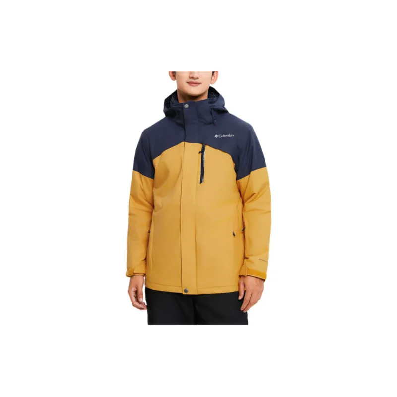 Columbia Ski Tops Men Yellow-3