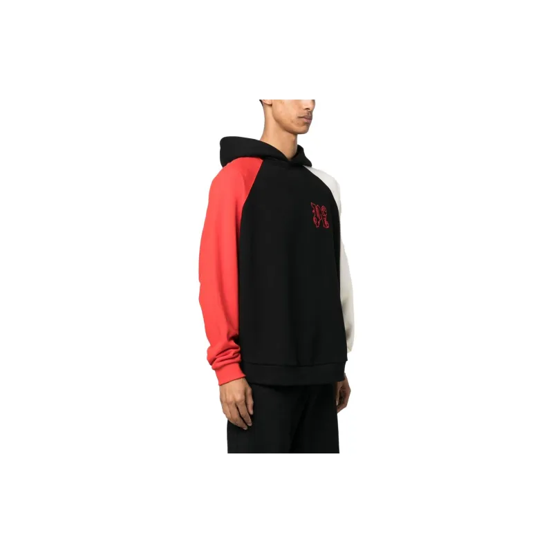 PALM ANGELS Racing Cotton Hoodie-3