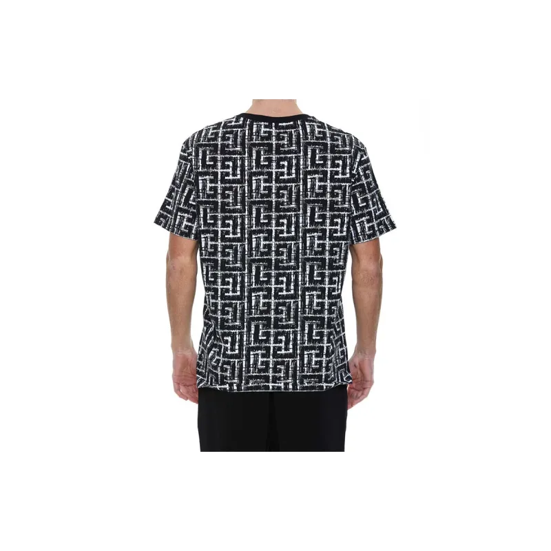 BALMAIN Tape Monogram T-Shirt-2