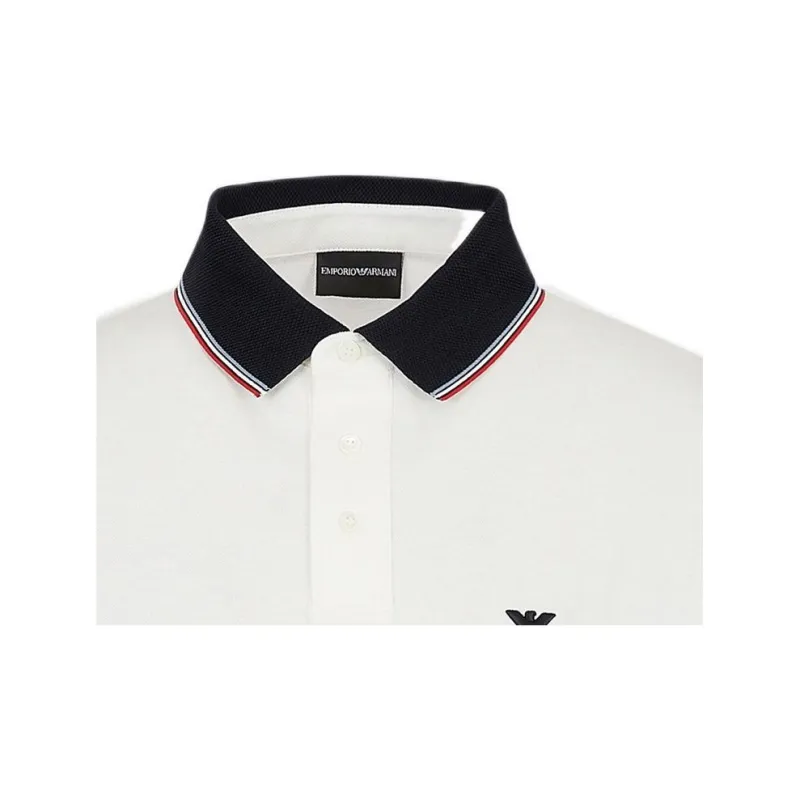 EMPORIO ARMANI SS23 Polo Shirt Men's Ecru-5