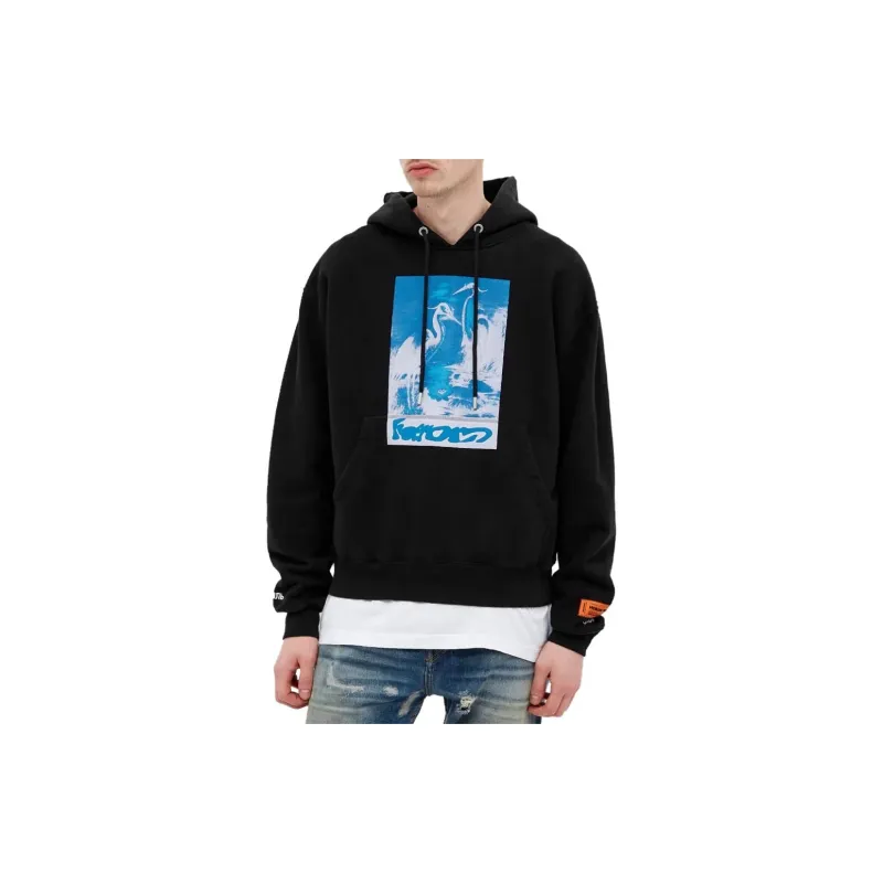 HERON PRESTON Sweatshirts Men Black-1