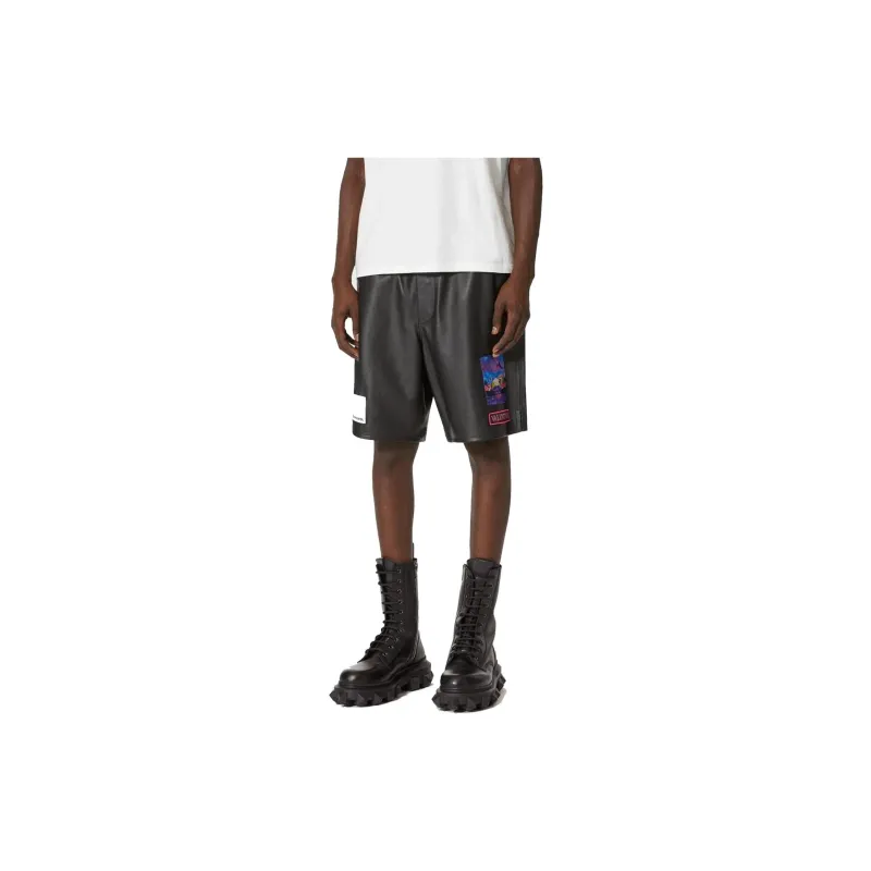 Valentino Casual Shorts Men's Black-1