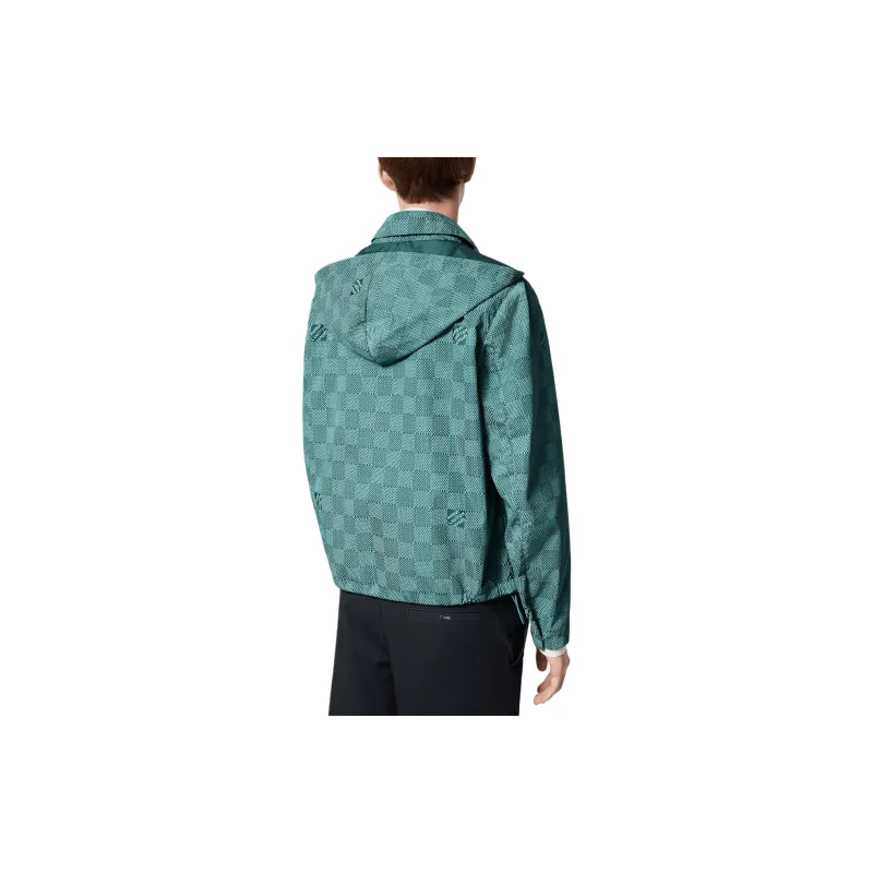 LOUIS VUITTON Printed Nylon Hooded Windbreaker-2