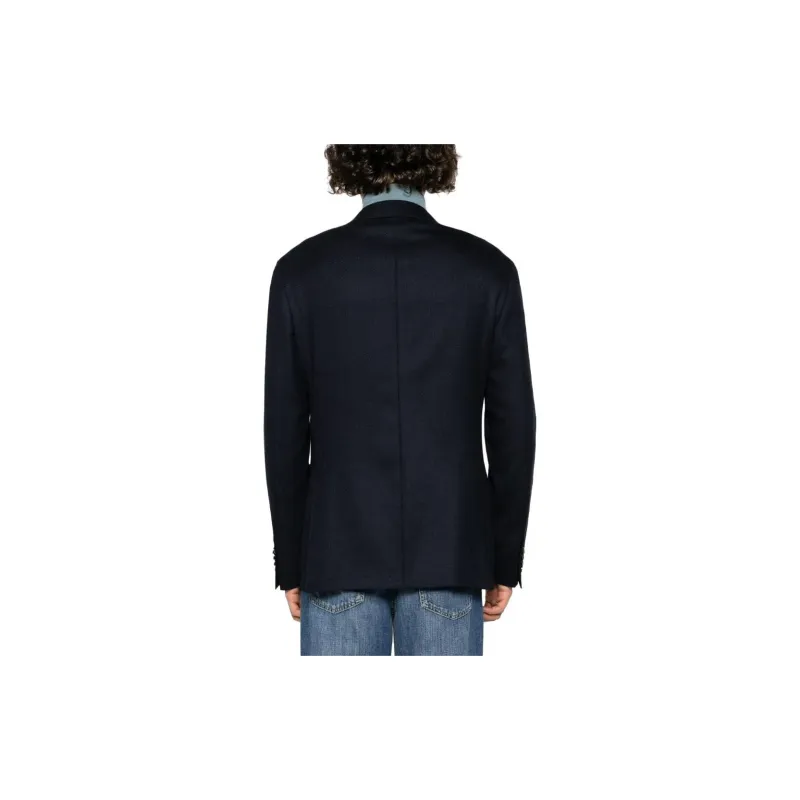 Canali Peak lapels Wool blend Blazer-2